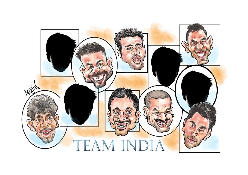 Who will make it to the India World Cup squad of 2019? Illustration courtesy Austin Coutinho